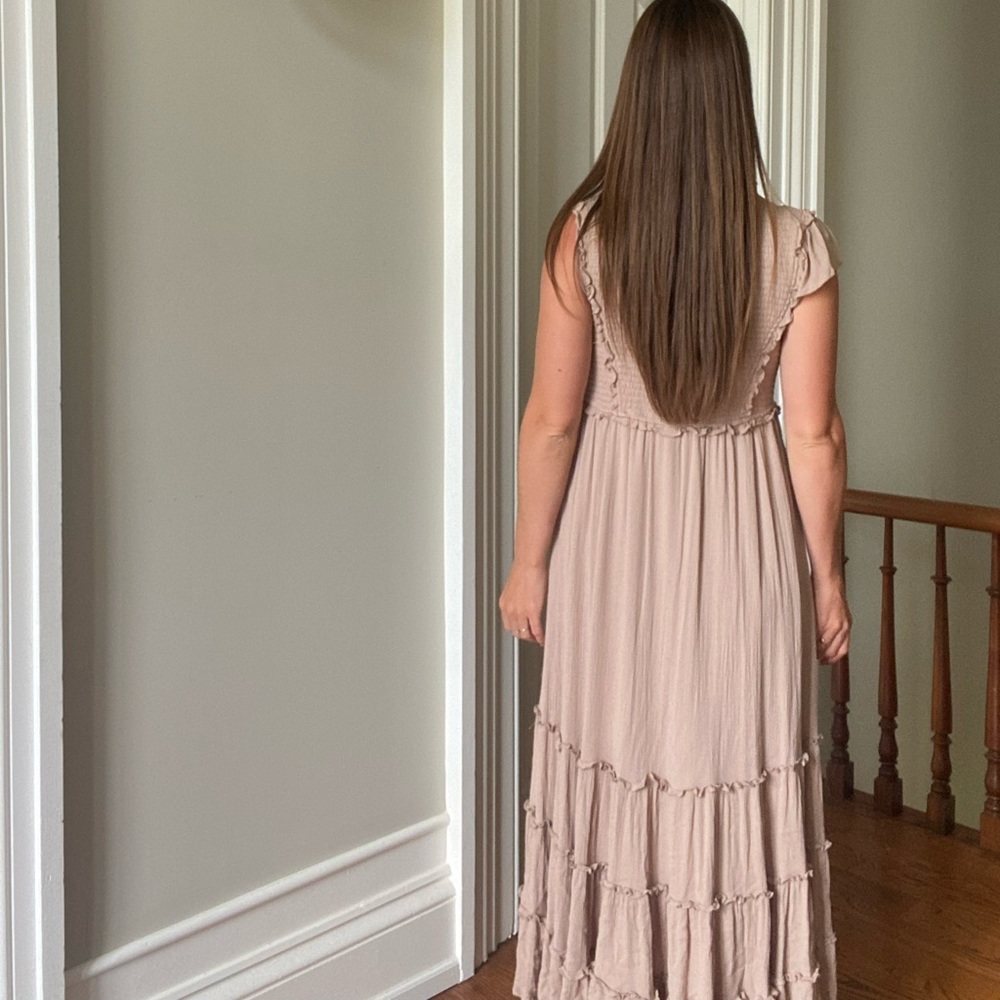 Maxi blush dress - Picture 2 of 5
